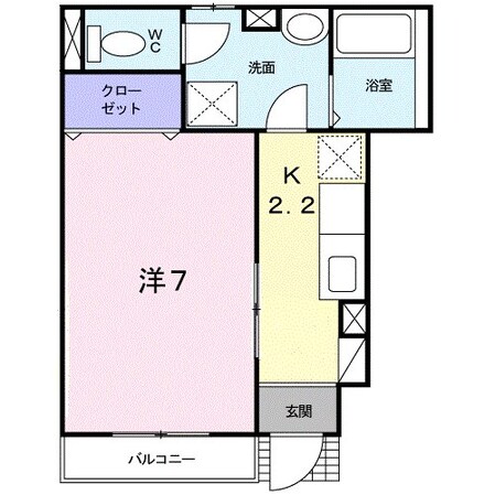 リーフパーク宮前の物件間取画像